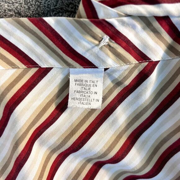 Paul Smith London Vintage Striped Shirt 16/41 Made in Italy Long Sleeve ButtonUp - Picture 11 of 12